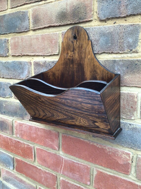 Early 20th Century Antique Vintage Wood Wall Letter Rack Free Etsy