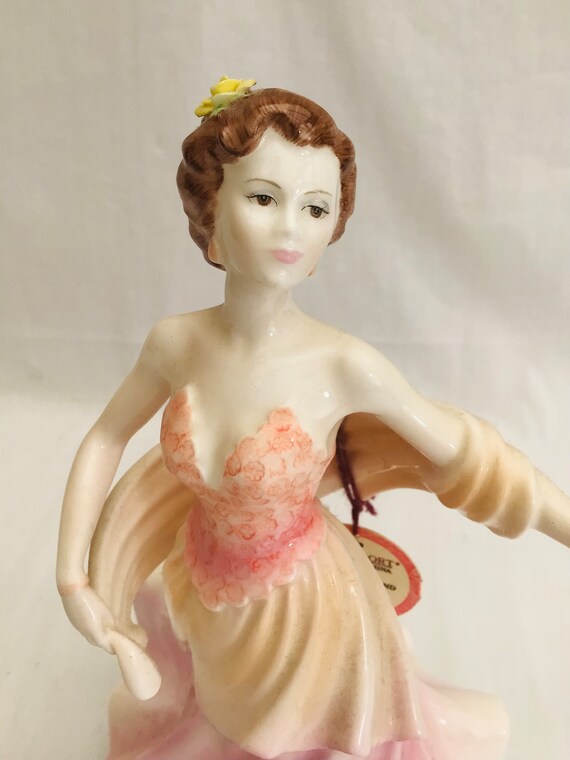 Coalport Figurine Ladies of Fashion Carnival. H. 21cm - Etsy
