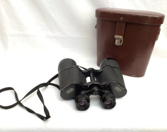 Carl Zeiss Jenoptem 8x30 Binoculars in Leather Case Vintage 