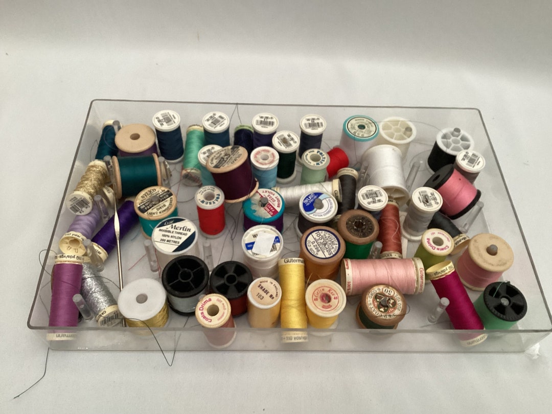 Collection of Vintage Silk Cotton Threads - Etsy