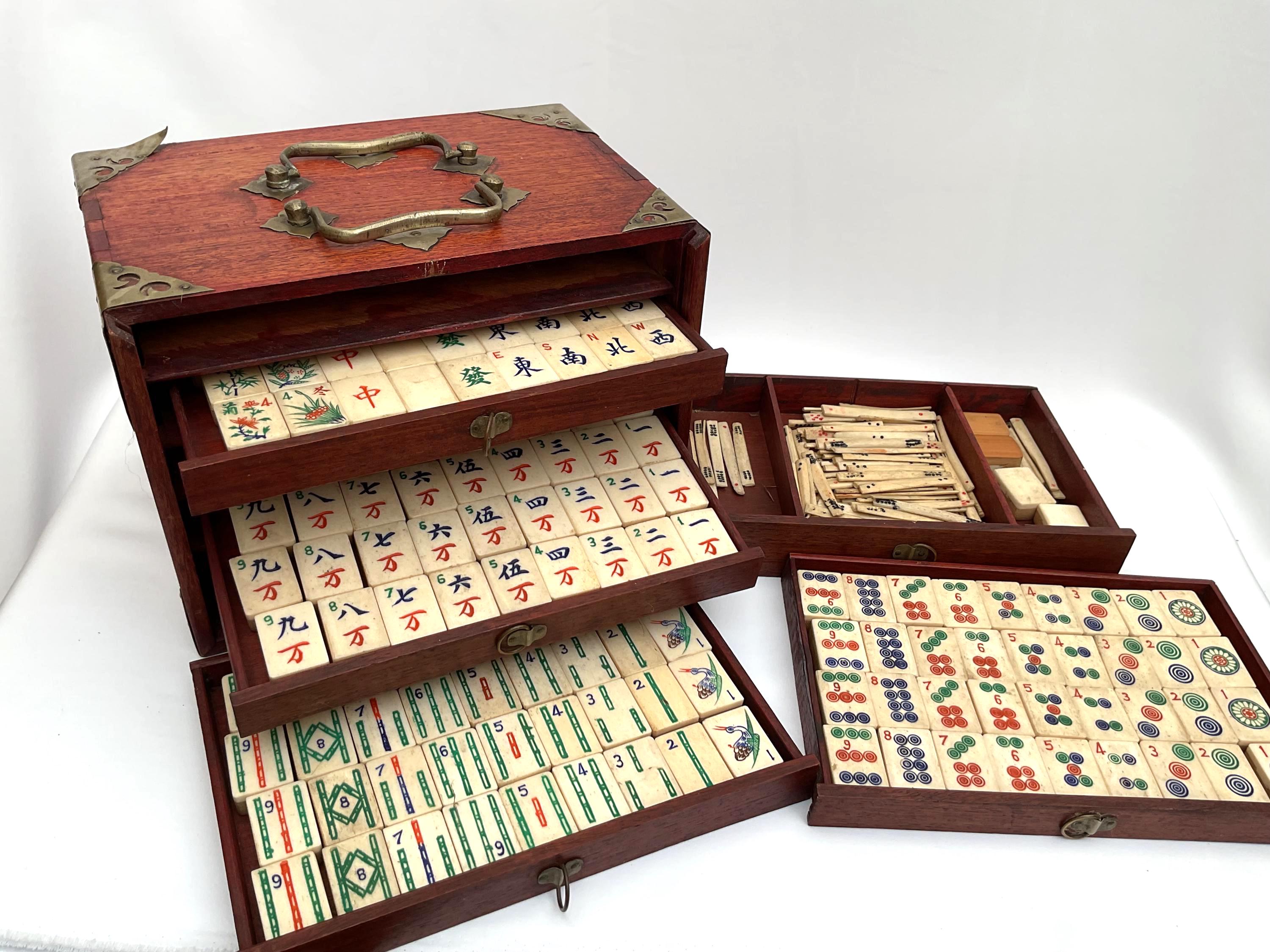 Mahjong Set Full Vintage - Etsy