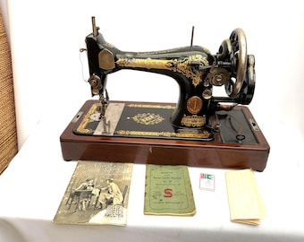 Antique Vintage Harris Family No.2 Hand Crank Sewing Machine - Etsy