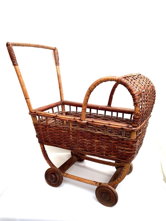 Antike Bambus Korb Kinderwagen: Viktorianische Puppen / Haustier  Servierwagen, Pflanzen - Etsy sterreich