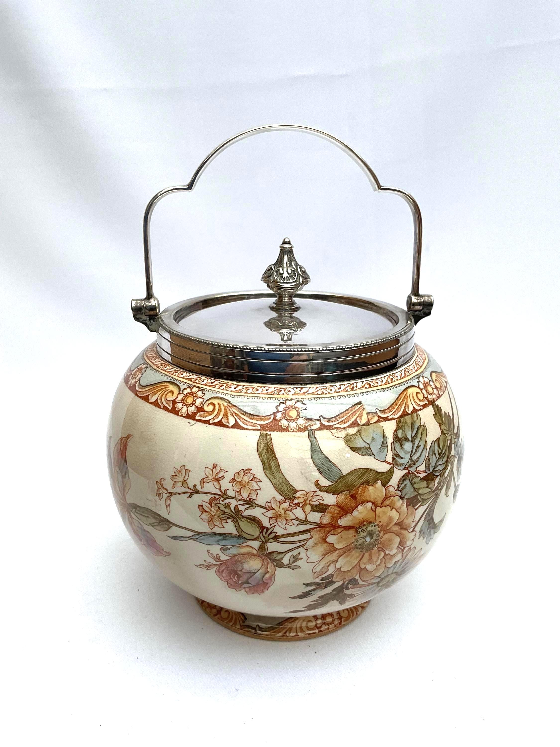 Royal Doulton Biscuit Jar - Etsy