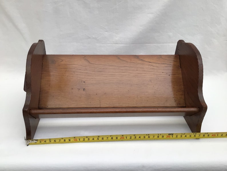 Antique Oak Book Trough, Table Book Rack, Novel Rest Etsy