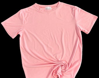 Pink polyester shirt Clearance