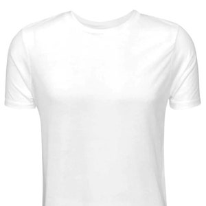 white polyester shirt