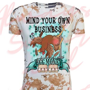 Adult Unisex Chicken and Egg Shirt | Funny Sublimation Shirt | Completed Chicken Shirt- NOT Vinyl, it is printed into shirt | Will Not Fade