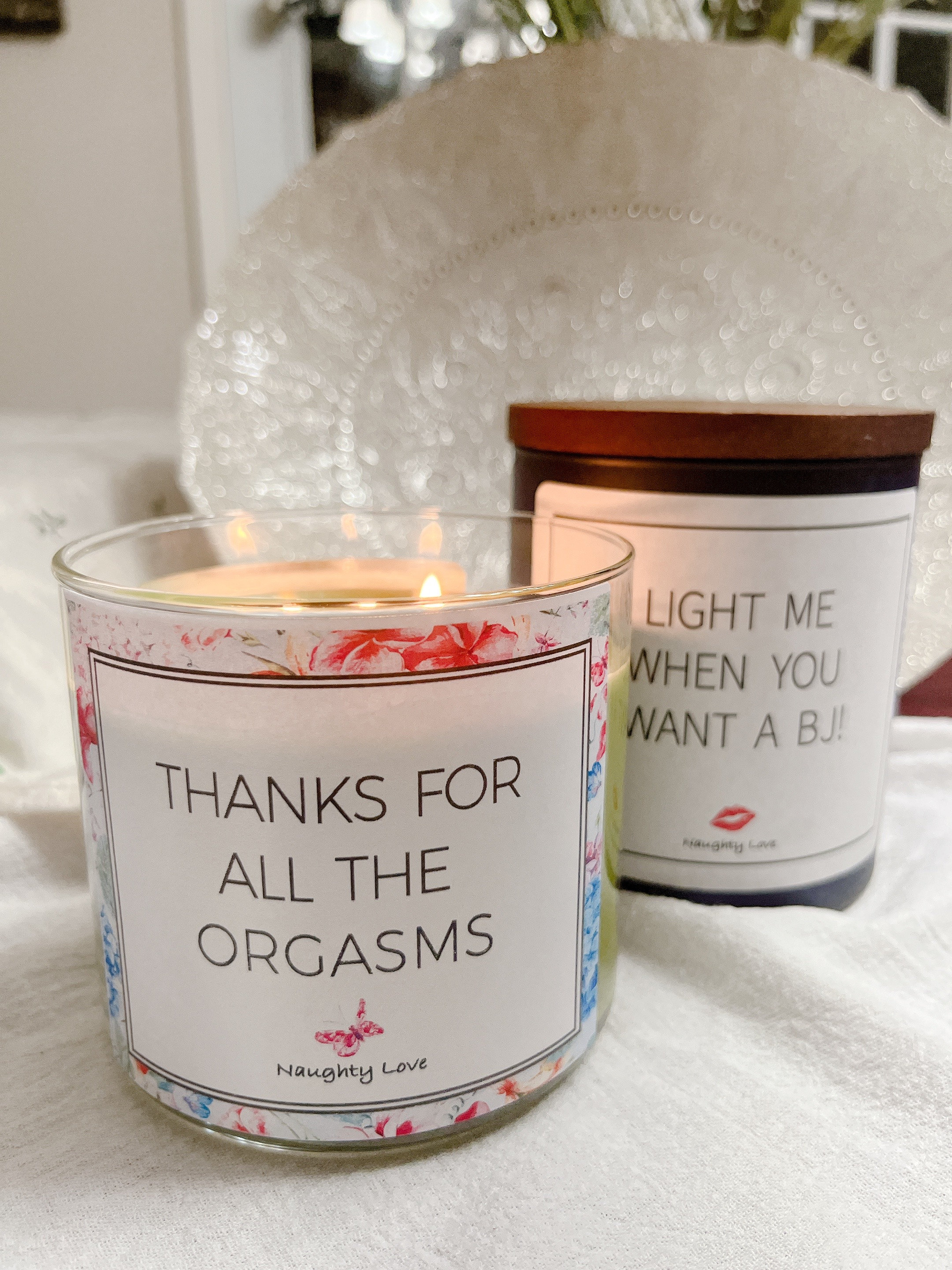 When This Candle is Lit Give Me That Dick Sticker Label Etsy