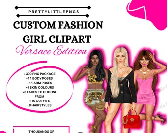 Fashion Girl Clipart, designer Clipart, designer clothing Clipart, designer fashion Clipart, diy doll Clipart, fashion Clipart, clothing png