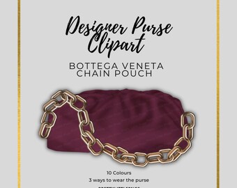 Designer purse Clipart, designer Clipart, fashion Clipart, purse Clipart, planner stickers, fashion illustration, fashion girl Clipart