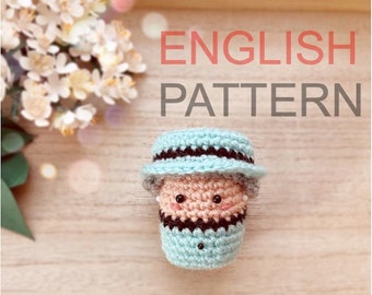 ENGLISH Queen Elizabeth amigurumi crochet pattern