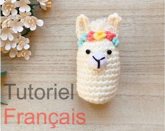 Tutorial de llavero de crochet de llama
