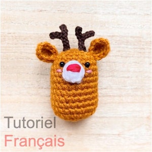French/French Crochet Tutorial Christmas Reindeer