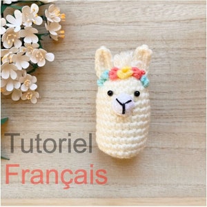 English - Llama Crochet Keychain Tutorial