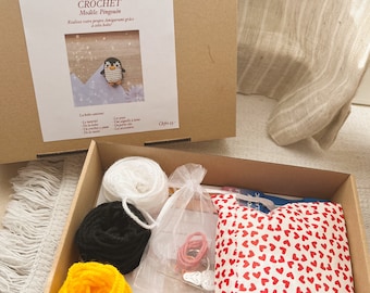 DIY Box crochet tutorial Penguin