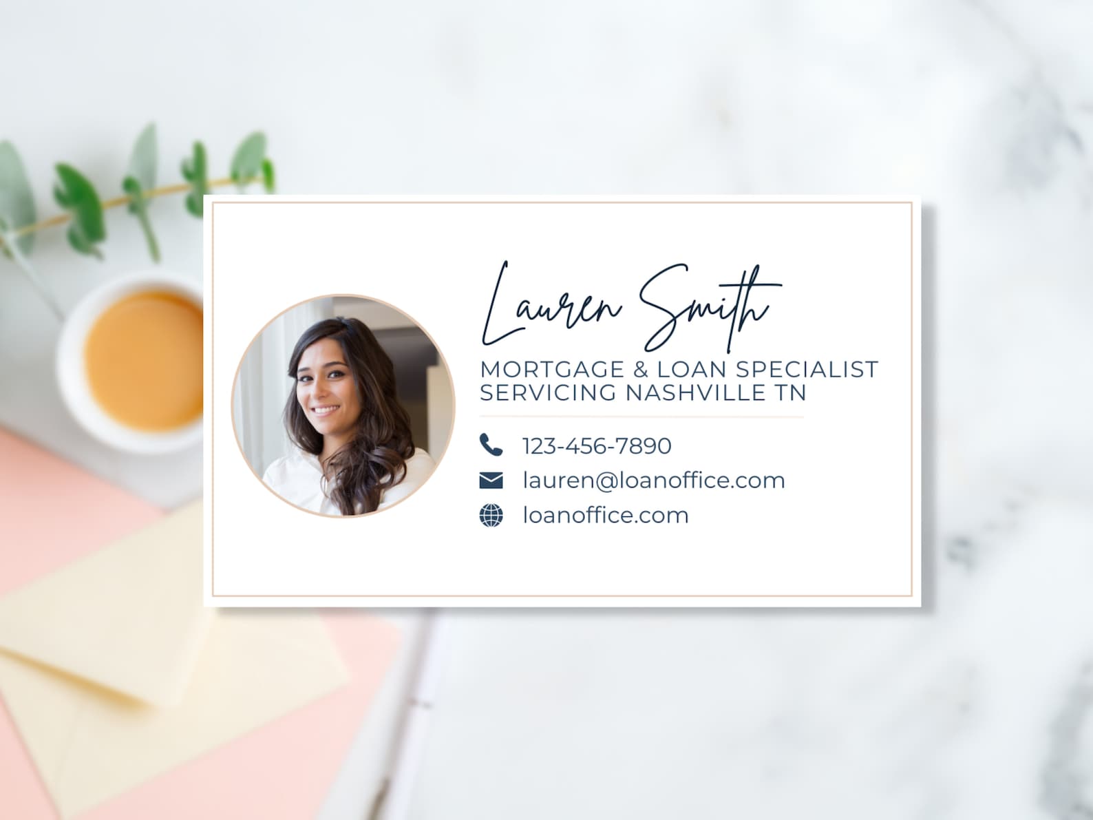 Mortgage Broker Business Card Template Mortgage Loan Officer Etsy