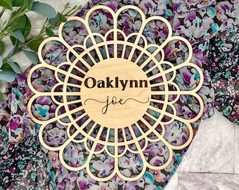 Personalisiertes Rattan Namensschild | Kinderzimmer Namensschild | Boho Kinderzimmer Dekor | Wicker Namensschild | Cane Inspiriert | Benutzerdefinierte Baby Geschenk | Rattan Dekor