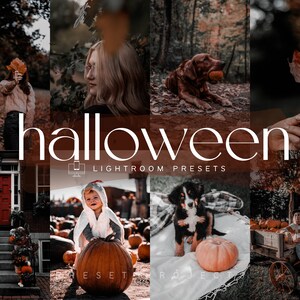 15 Halloween Lightroom Mobile & Desktop Presets, Oktober Presets, Instagram Blogger Preset, Moody Orange Preset, Rustieke Presets