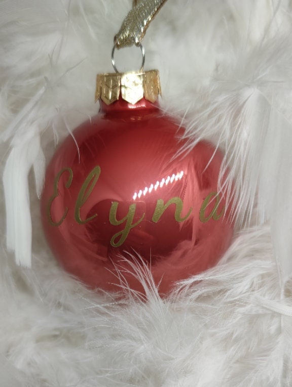 Boule de Noël Personnalisée