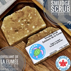 Smudge Scrub Soap | Sage Juniper Pumice