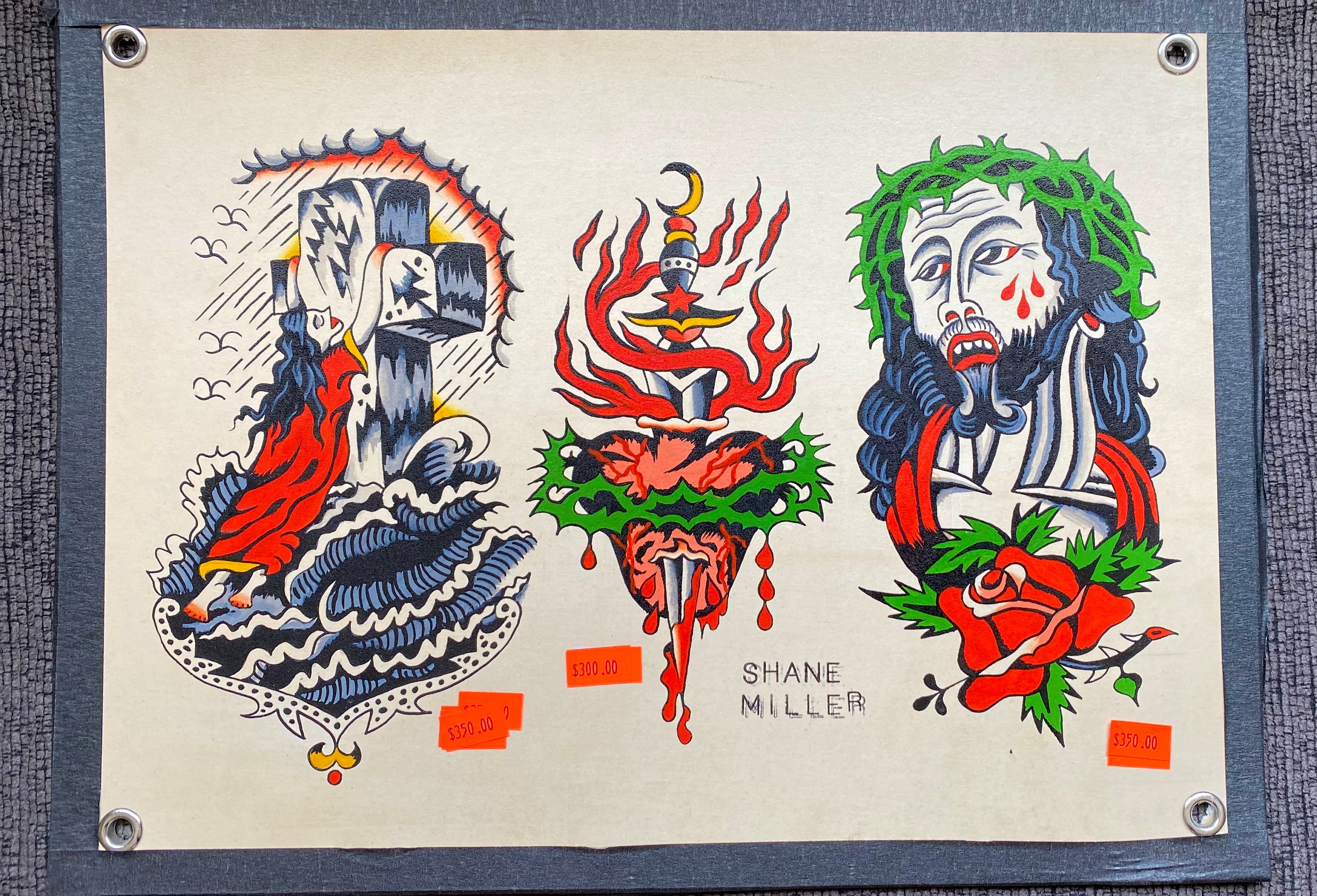 Original 12 X 16 Tattoo Flash Board - Etsy