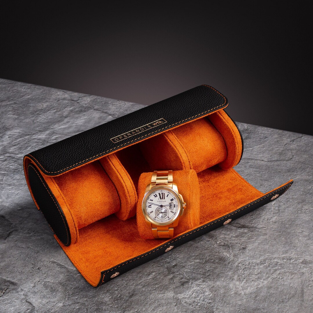 Elegant Watch Roll Watch Box for Men Watch Holder Watch Etsy