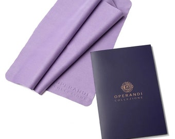 Operandi Premium Microfiber Cleaning & Polishing Cloth/ Light Purple for Watches