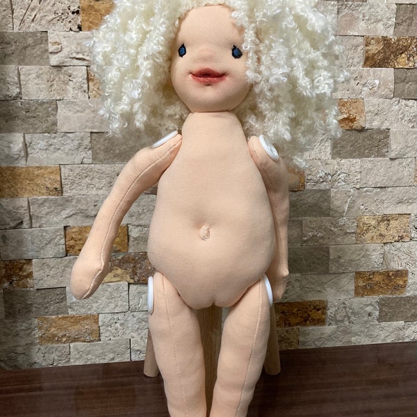 17" 16" waldorf doll body ,  waldorf puppe , clothesless doll , joint doll , gift for everyone