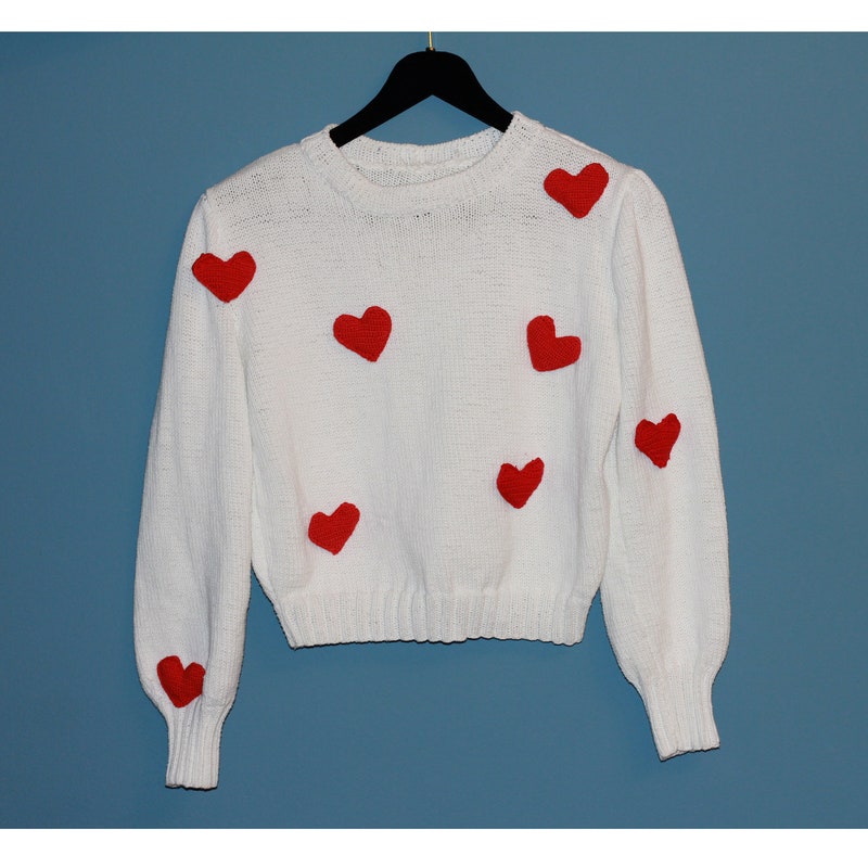 Blush Heart Sweater (Small - 3X) - FINAL SALE