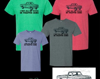 ¡Camiseta de arte visual "PICKUP MAN I love 90s Country"! Inspirada en la canción de Joe Diffie. Regalos únicos para amantes de la música y músicos.