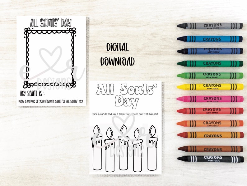 All Saint 39 s Day Coloring Sheets - Il 794xN.4215972328 C3sm 