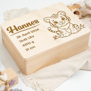 Baby memory box Personalized memory box, memory box baby, gift, baby gift baby, birth, wooden box, baptism gift