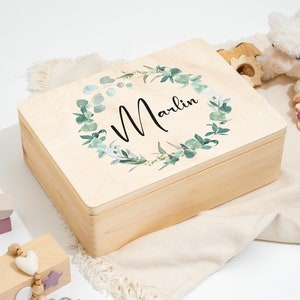Caja de recuerdos para bebé, caja de recuerdos personalizada, regalo de bautismo para niños y niñas, regalo de bebé, regalo de nacimiento de bautismo, idea de regalo