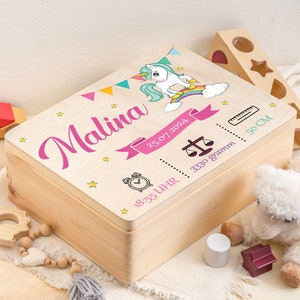 Baby memory box Personalized memory box, memory box baby, gift, baby gift baby, birth, wooden box, baptism gift
