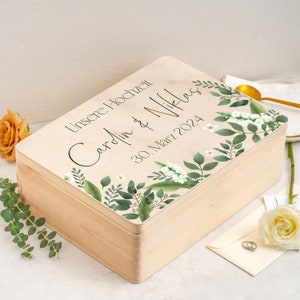 Scatola dei ricordi di matrimonio personalizzata | Regalo di nozze per sposi e testimoni dello sposo | Sposi ricordi | Regalo di fidanzamento