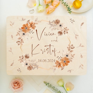 Caixa de lembrança de casamento personalizada | Presente de casamento para casais e padrinhos | Lembrança de noivos | Presente de noivado