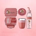 Personalized lunch box, drinking bottle and lunch pot - as a set or individually with a cool horse motif - Mepal - Lunch box, water bottle, snack pot product logo