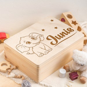 Baby memory box Personalized memory box, memory box baby, gift, baby gift baby, birth, wooden box, baptism gift