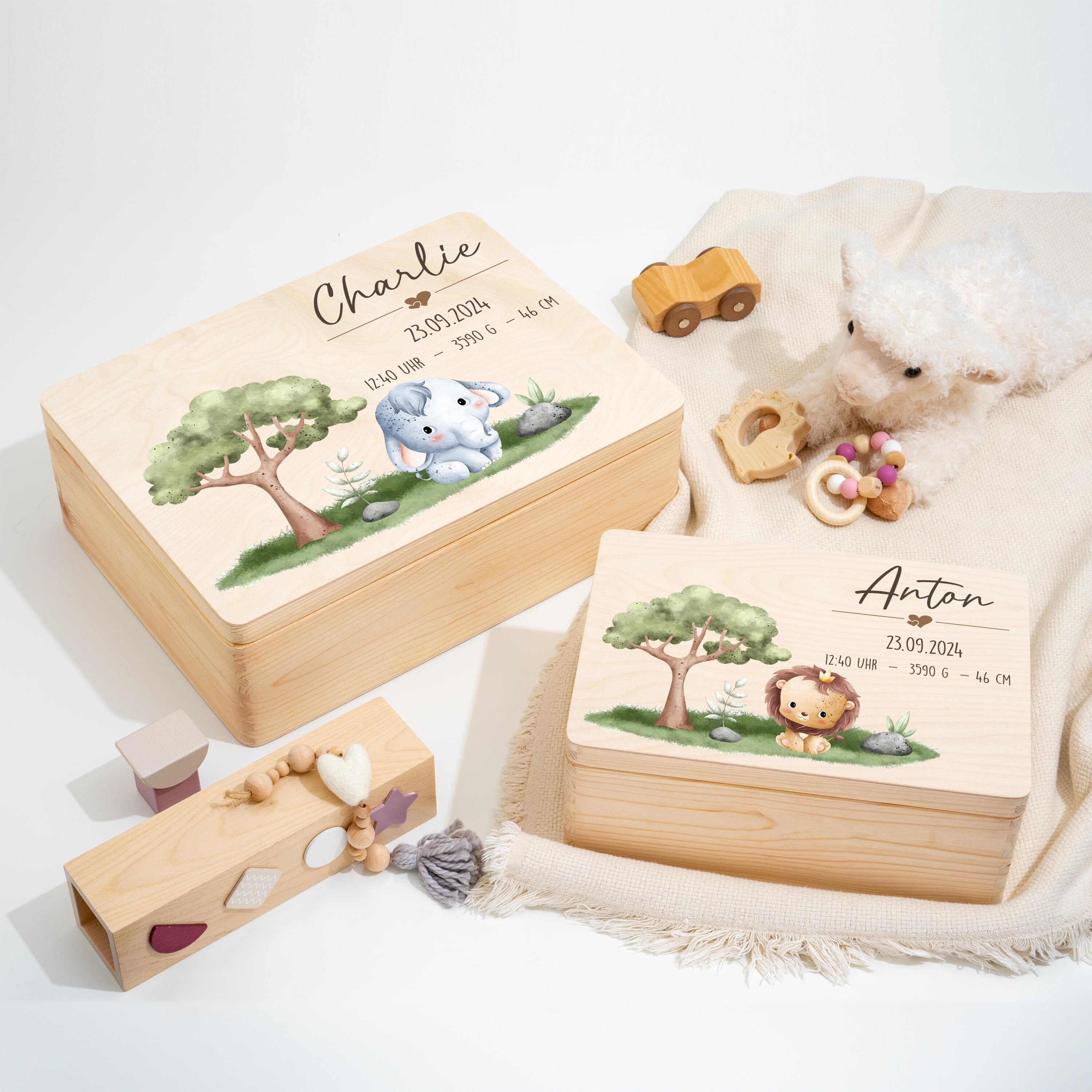 Scatoline Gender Reveal - Confezione Da 50, Con Nastri Rosa E Blu, Per Feste E Bomboniere - Foto 2