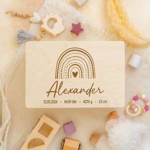 Baby memory box Personalized memory box, memory box baby, gift, baby gift baby, birth, wooden box, baptism gift