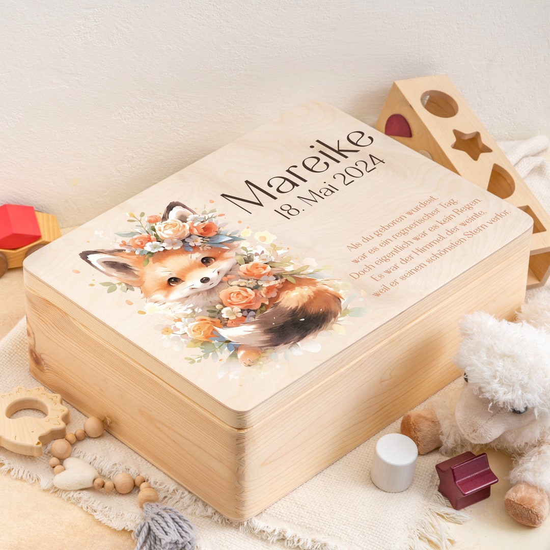 Baby Memory Box Personalized Memory Box, Memory Box Baby, Gift, Baby ...