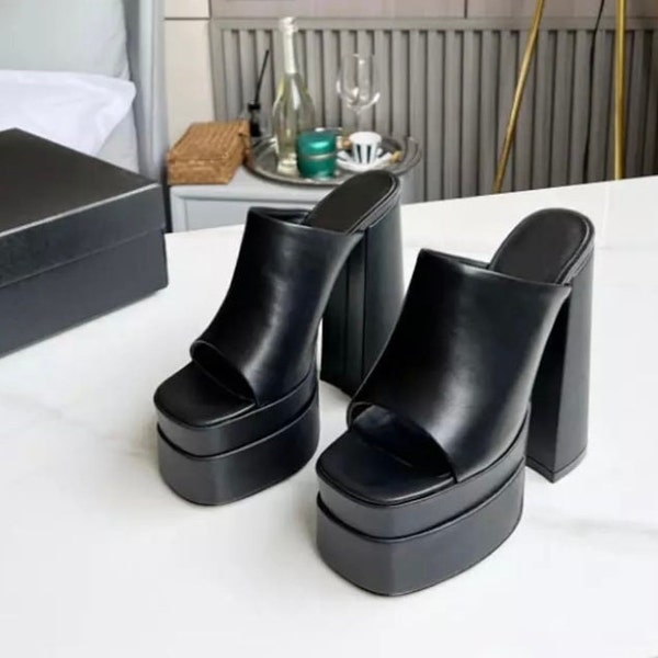 platform green shoes