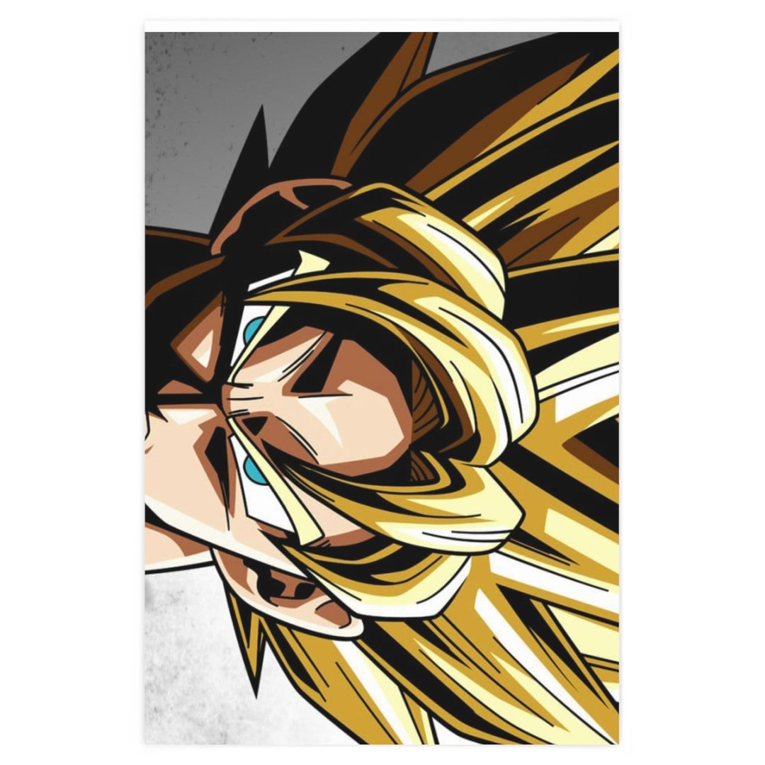 Dragonball Goku Wrapping Paper Etsy