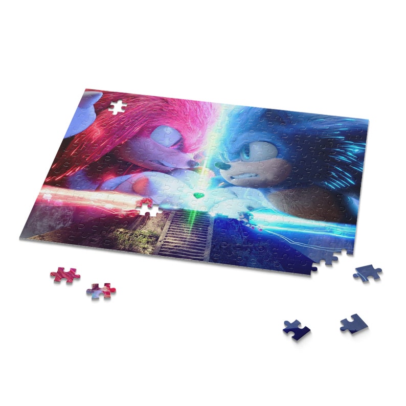Sonic & Knuckles Puzzle 120 252 500piece Etsy