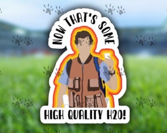 Now thats some high quality h20 sticker, Waterboy Sticker, Adam Sandler, Funny sticker, water bottle, cooler, decal, vinyl, free shipping