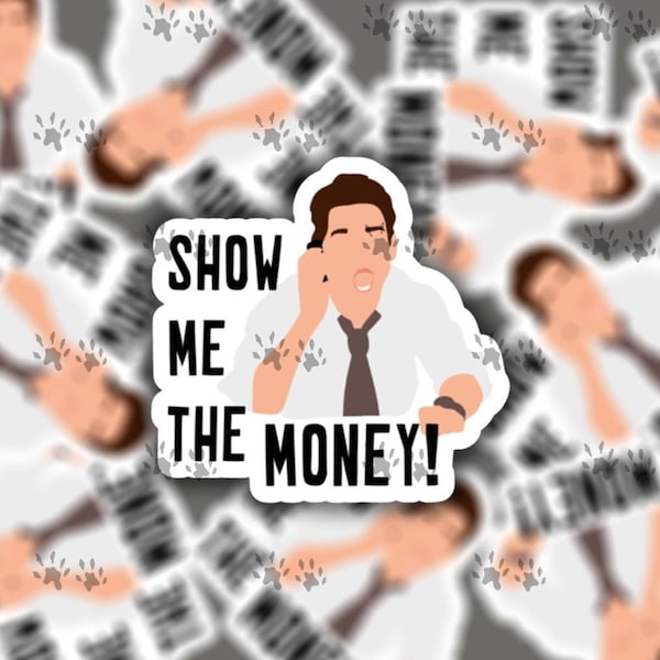 Jerry Maguire, show me the money! Sticker, jerry maguire, Tom cruise, 90’s movies, decal, vinyl, free shipping