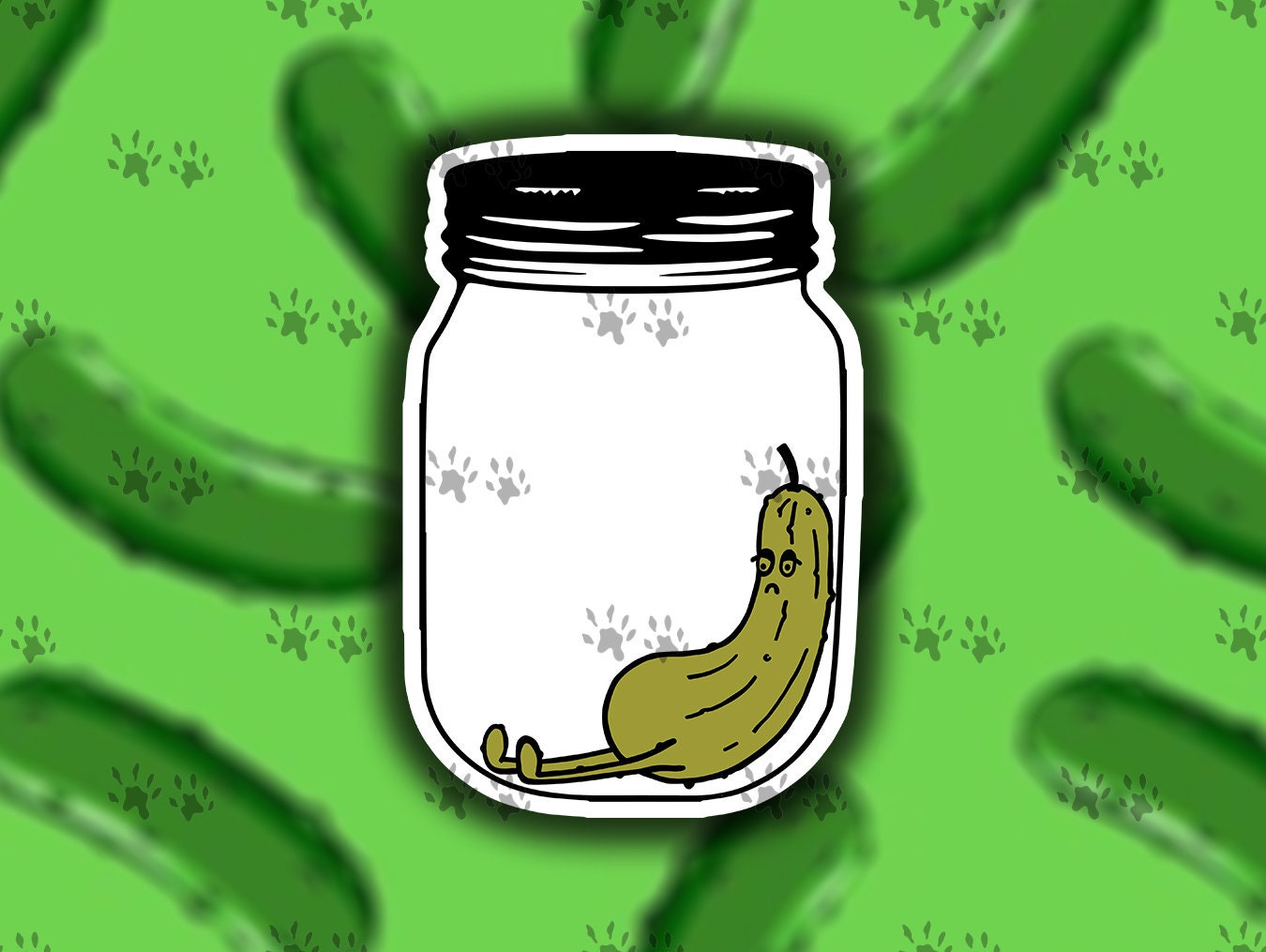 The Last Pickle in the Jar Sticker Pickle Jar Lonely - Etsy Australia The Last Pickle in the Jar Sticker Pickle Jar Lonely - Etsy Australia