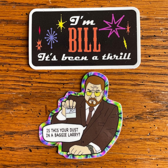 Lebowski BMFS Mashup Stickers, UV Protective Vinyl 2-Pack
