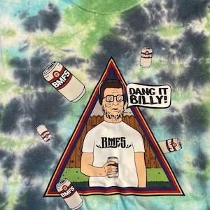 Dang It Billy Crinkle Tie Dye T-Shirt BMFS fan art